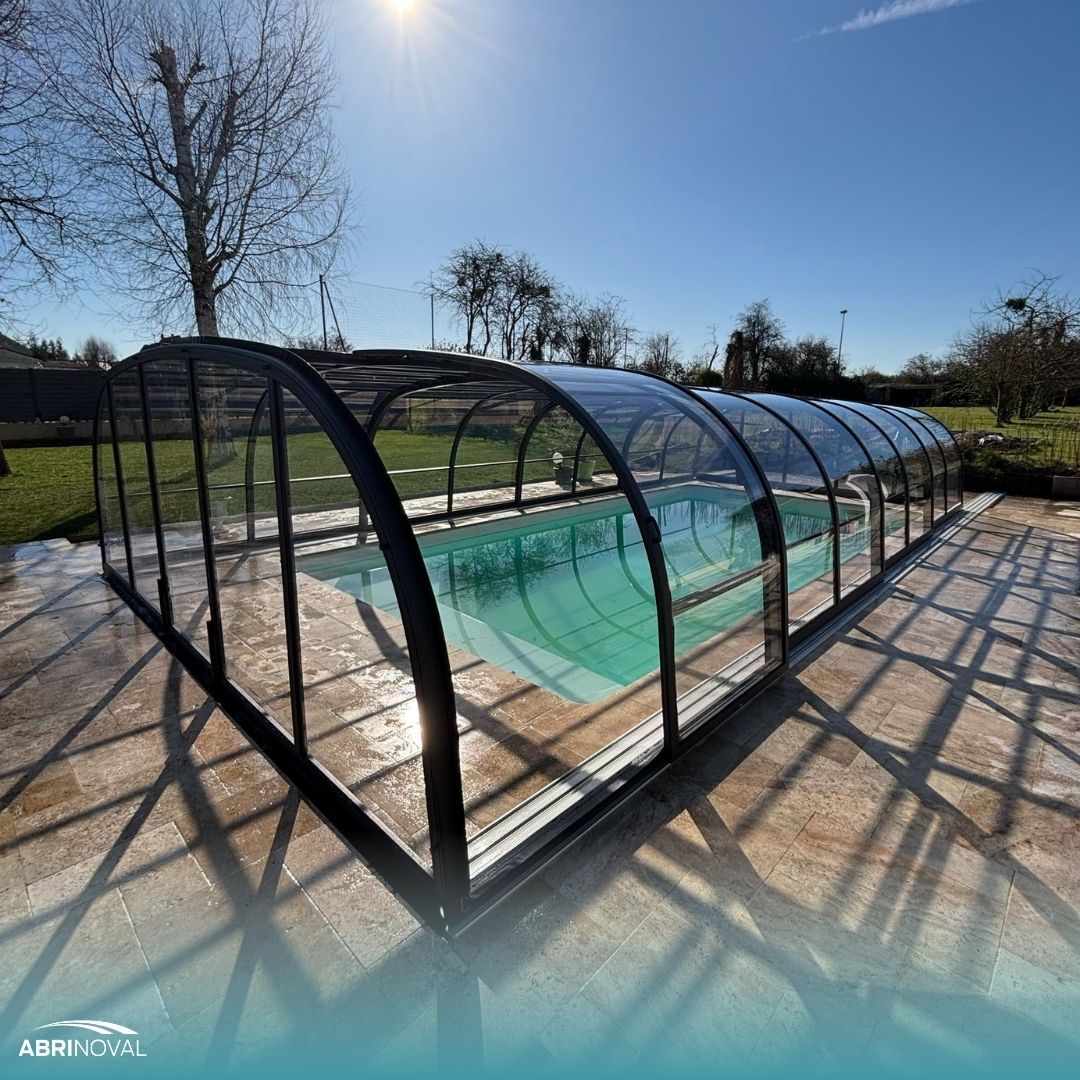 Abri de piscine mi-haut Mini Relax