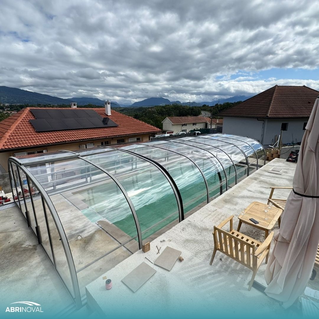 Abri de piscine mi-haut Mini Relax