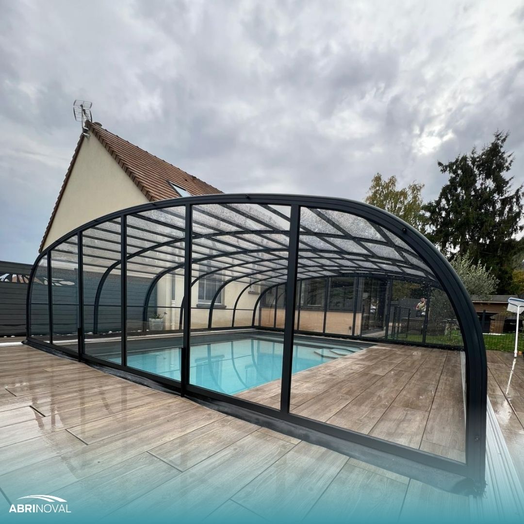 Abri de piscine mi-haut Mini Relax