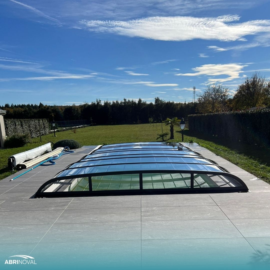 Abri de piscine bas Optic