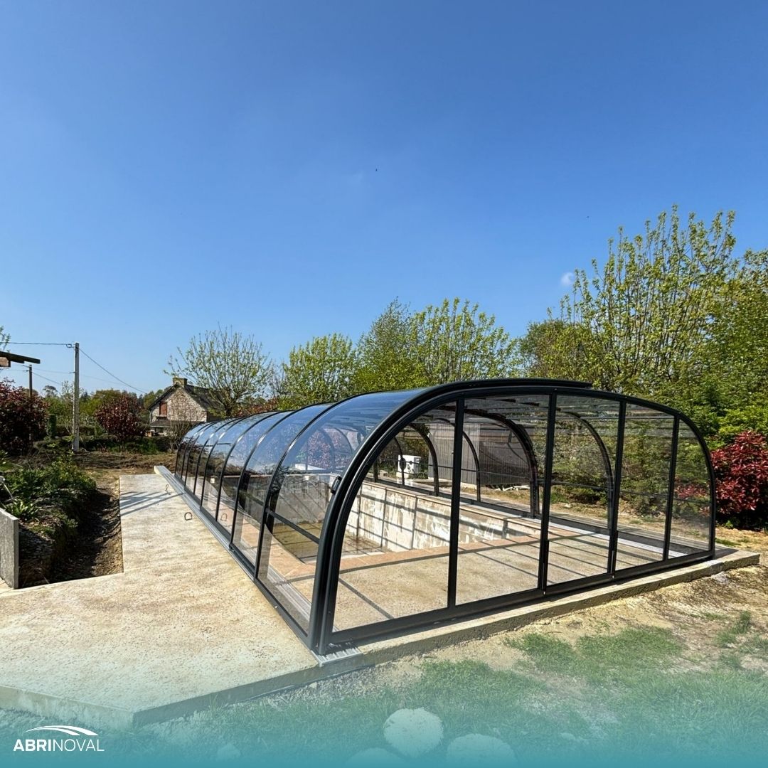 Abri de piscine mi-haut Mini Relax