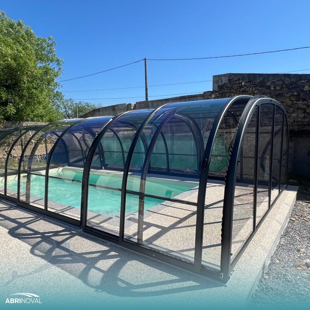 Abri de piscine mi-haut Mini Relax