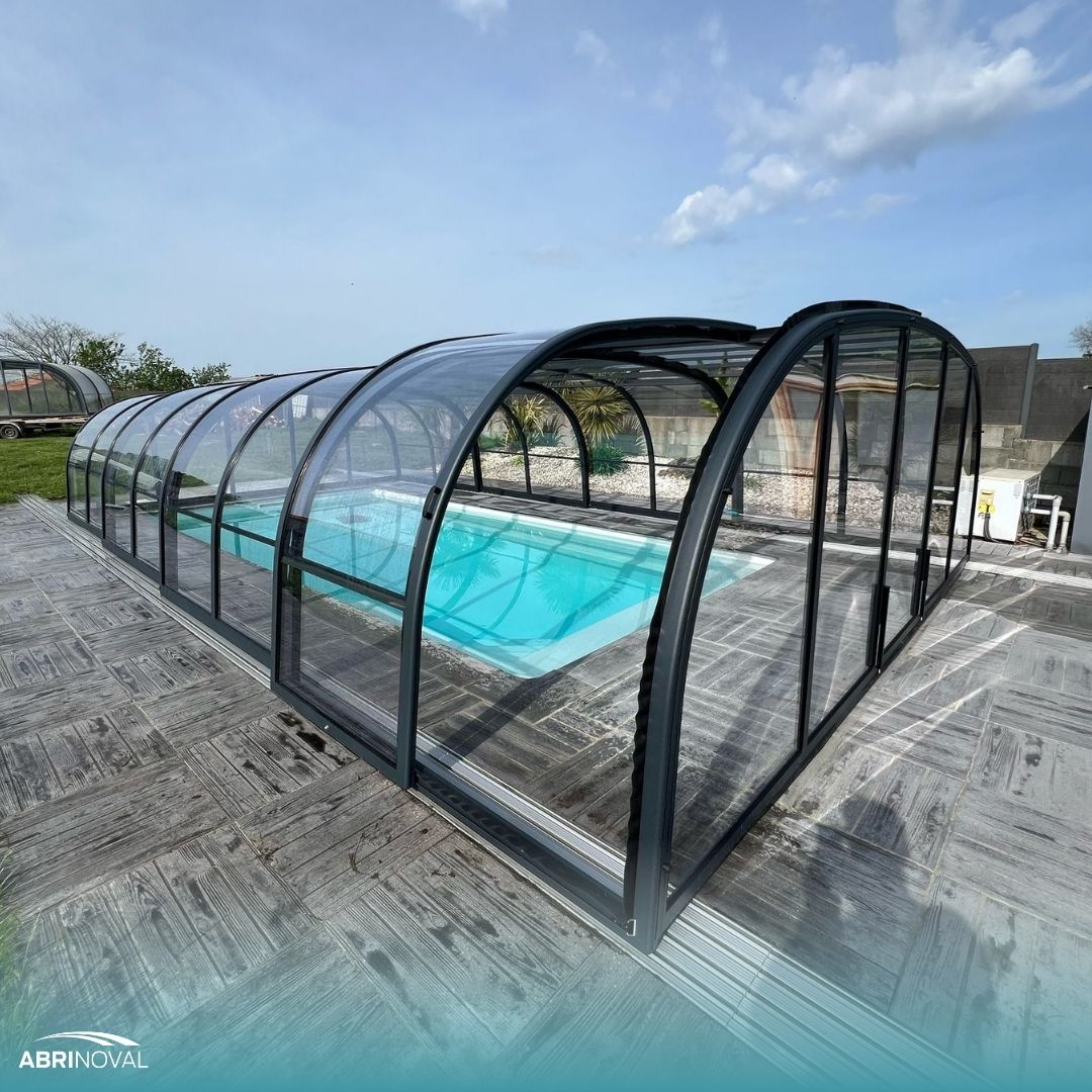 Abri de piscine mi-haut Mini Relax