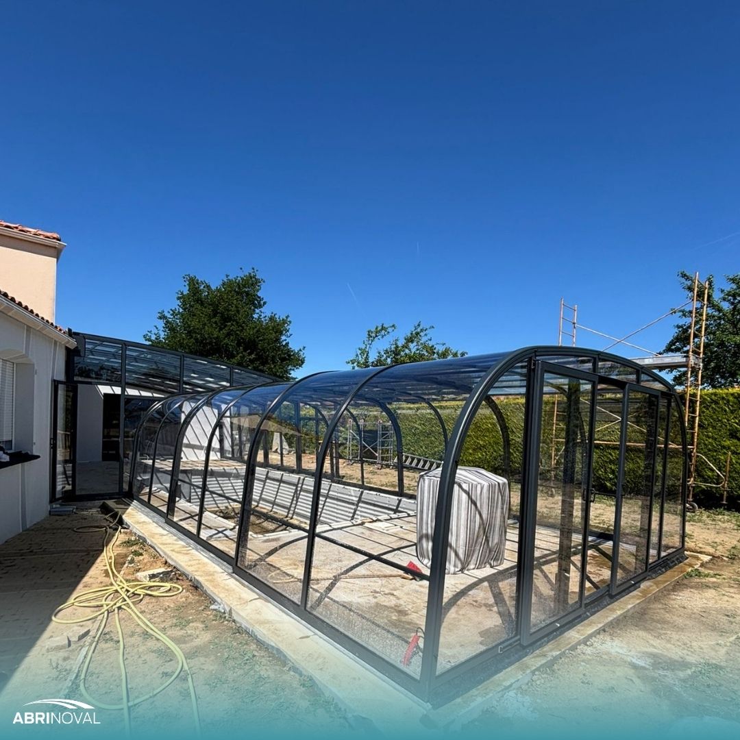 Abri de piscine mi-haut Mini Relax