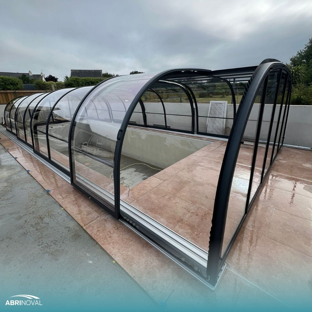 Abri de piscine mi-haut Mini Relax