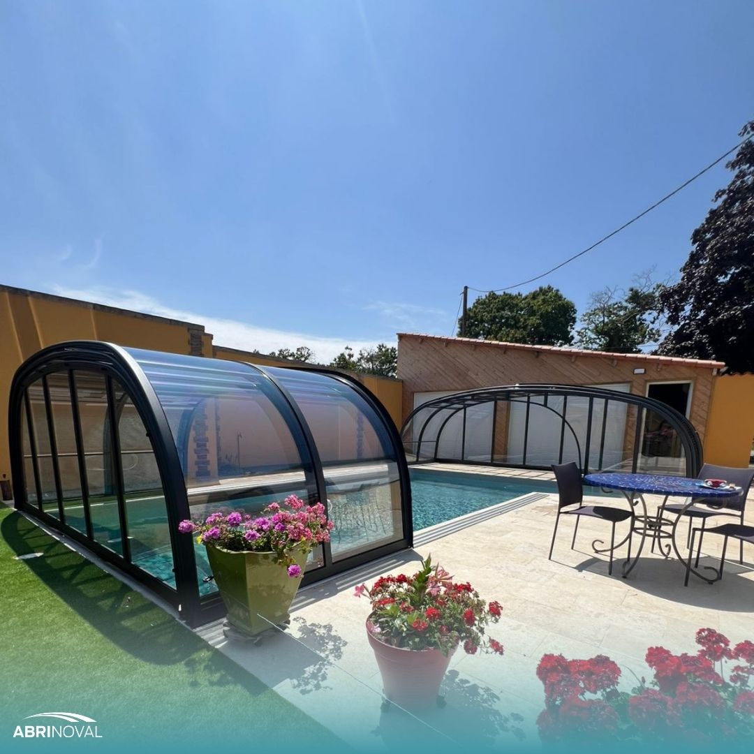 Abri de piscine mi-haut Mini Relax