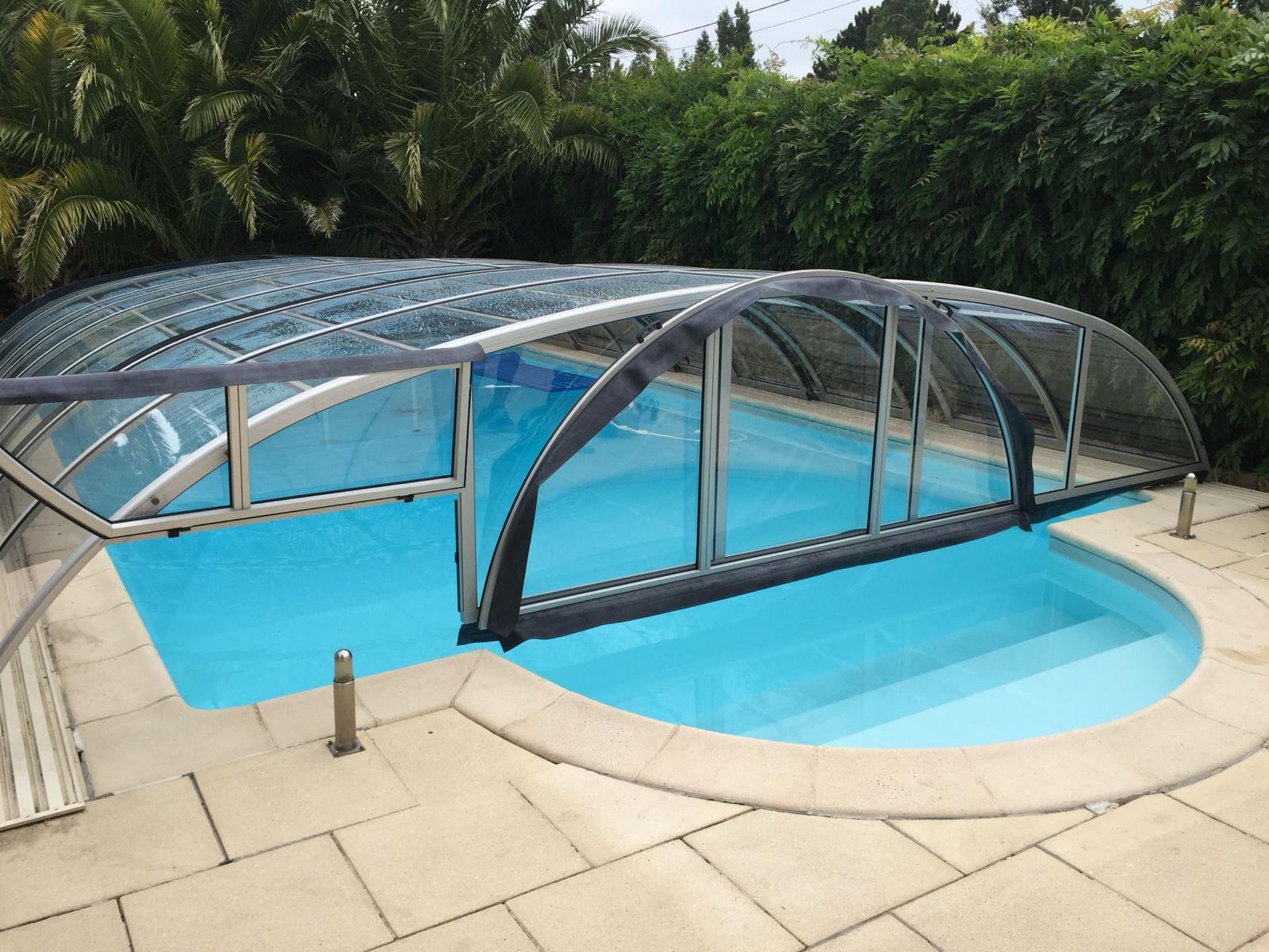 Abri de piscine bas thermo Abri de piscine bas thermo