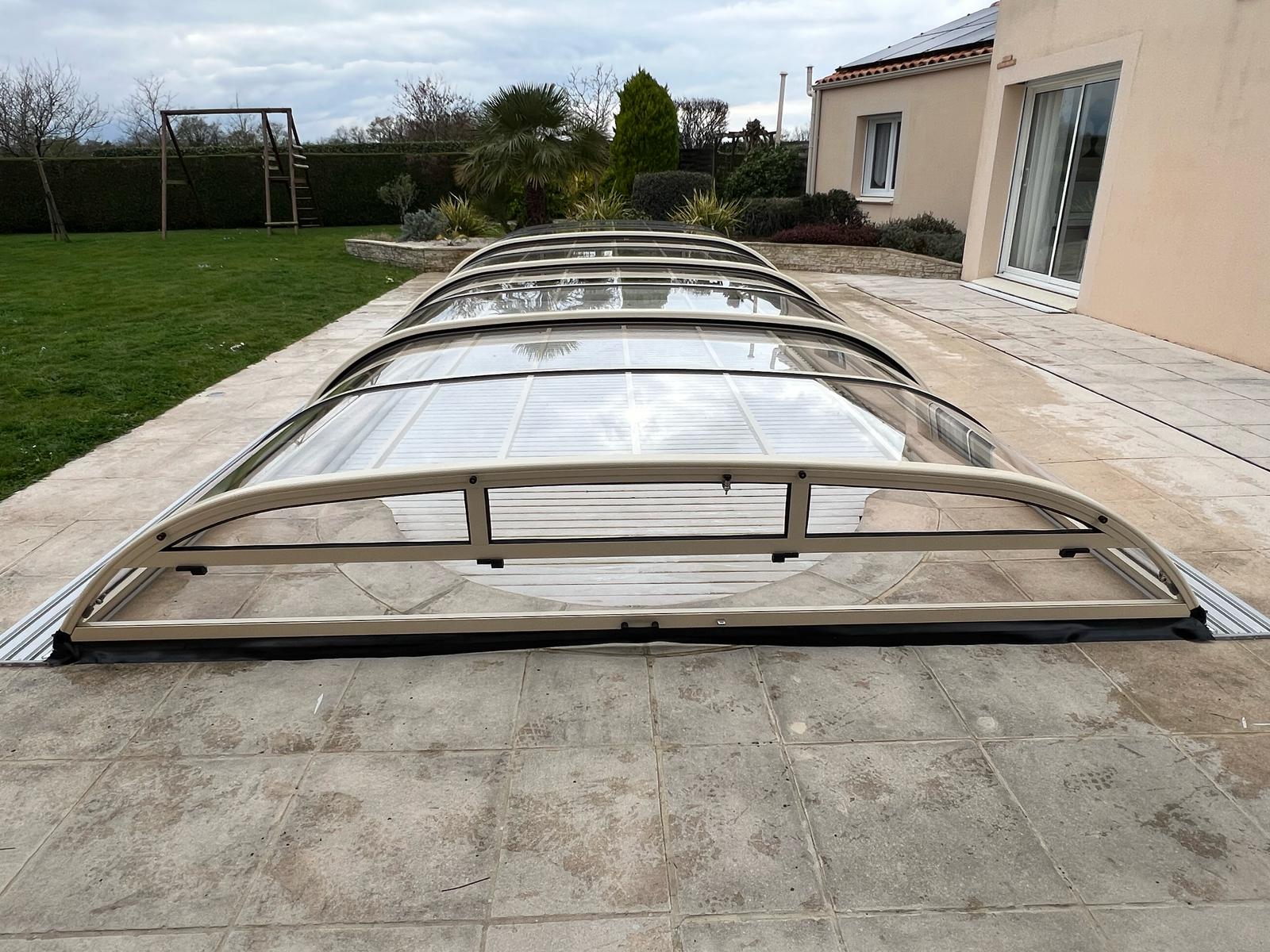 Abri de piscine bas thermo Abri de piscine bas thermo