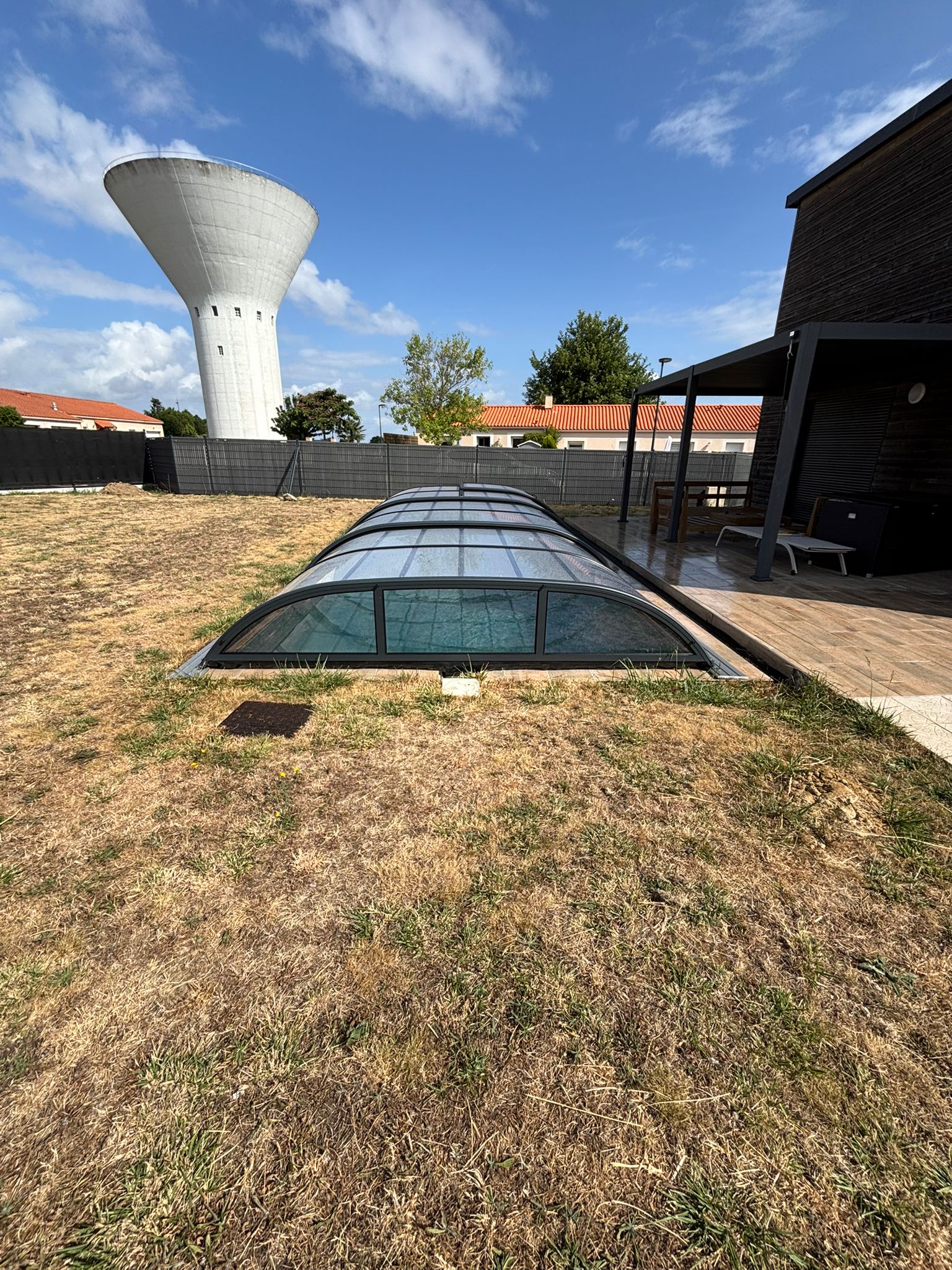 Abri de piscine bas thermo Abri de piscine bas thermo