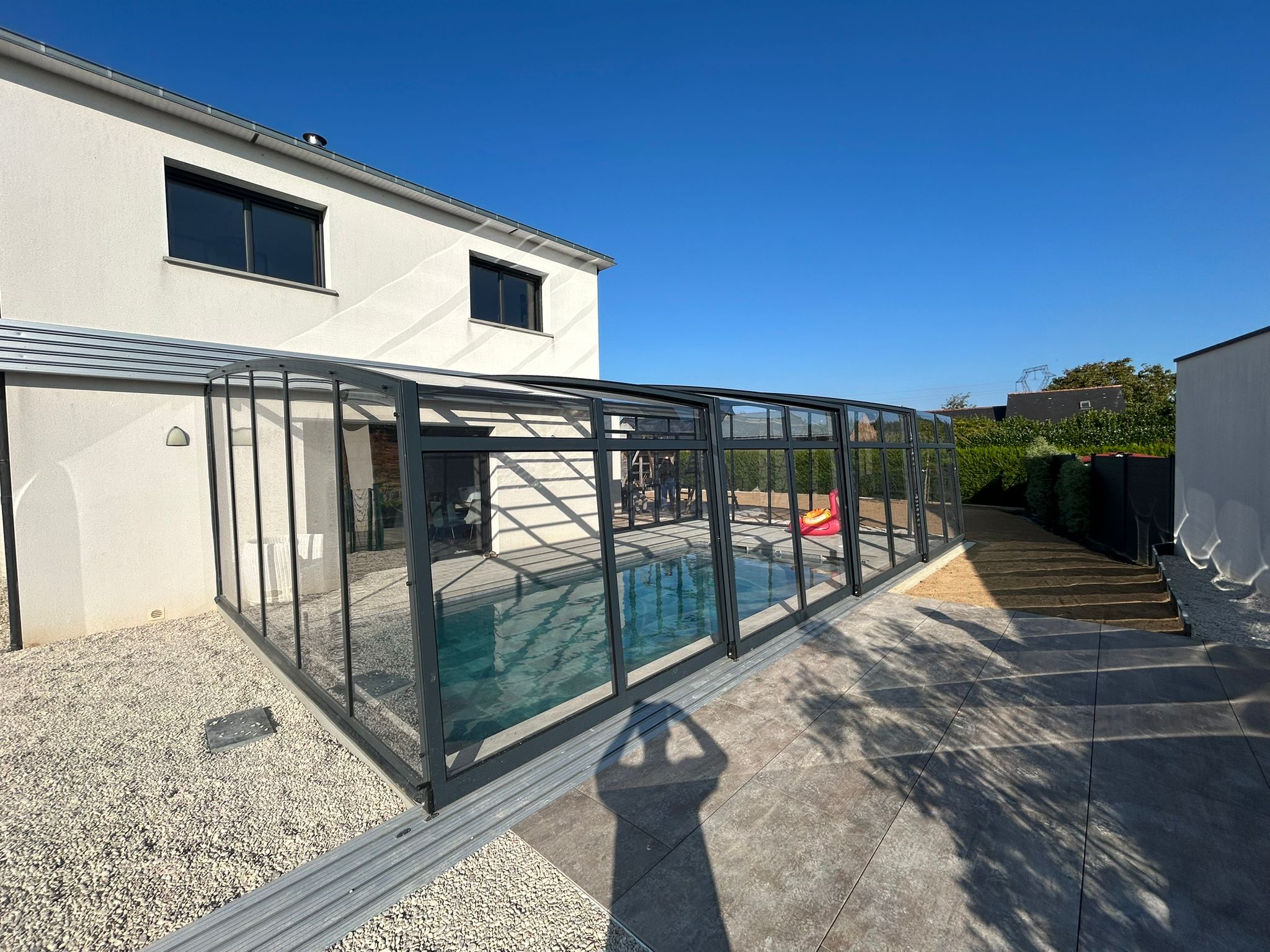 Abri de terrasse pans coupés Abri de terrasse pans coupés