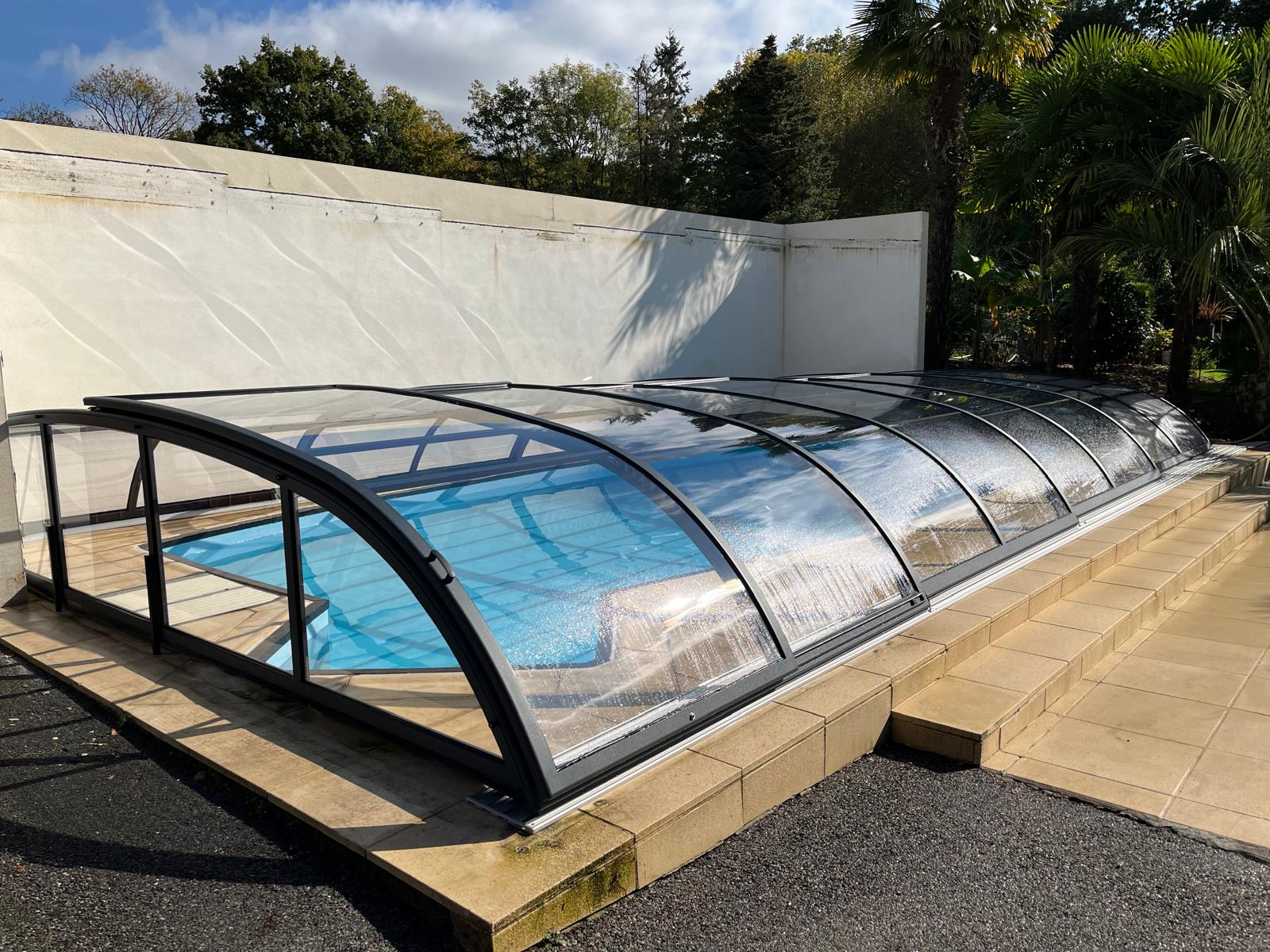 Abri de piscine bas thermo Abri de piscine bas thermo