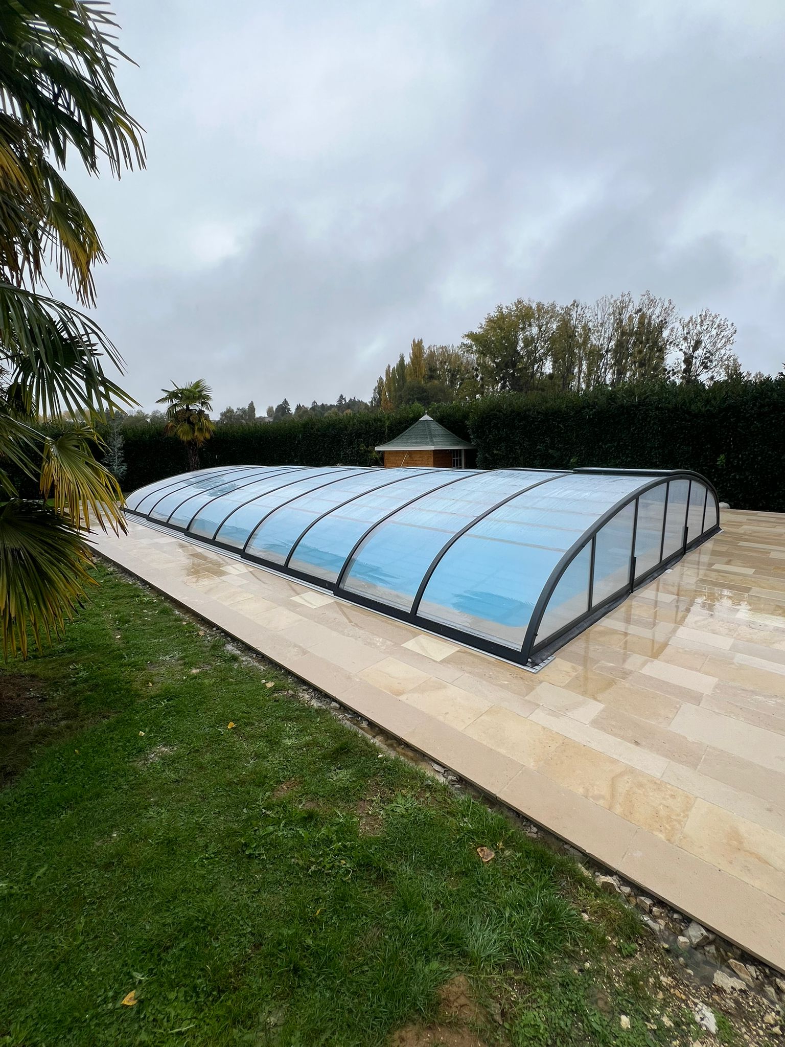 Abri de piscine bas thermo Abri de piscine bas thermo