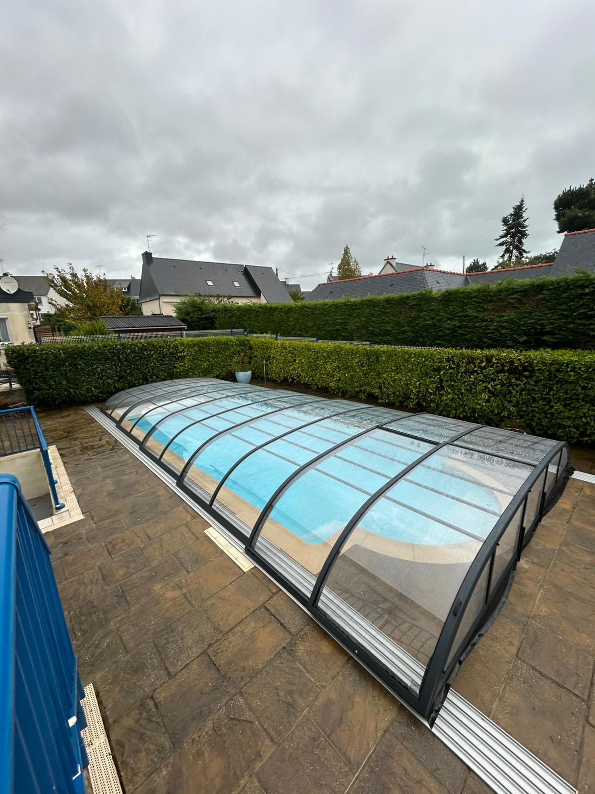 Abri de piscine bas thermo Abri de piscine bas thermo