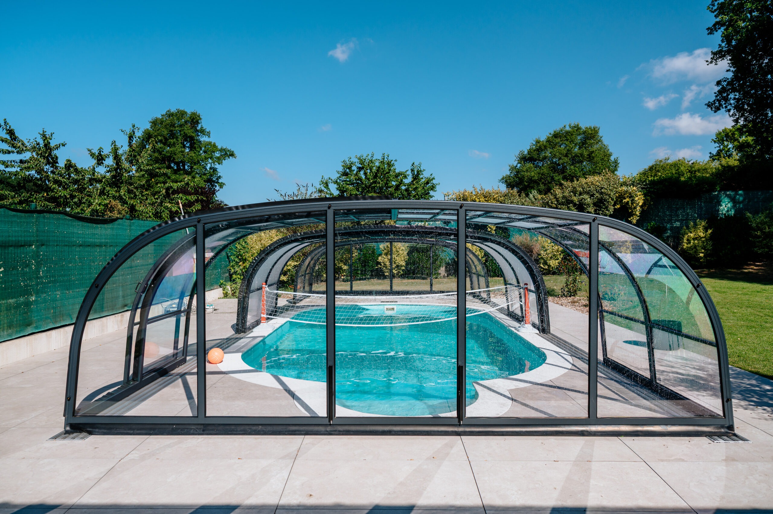 abri piscine mi haut